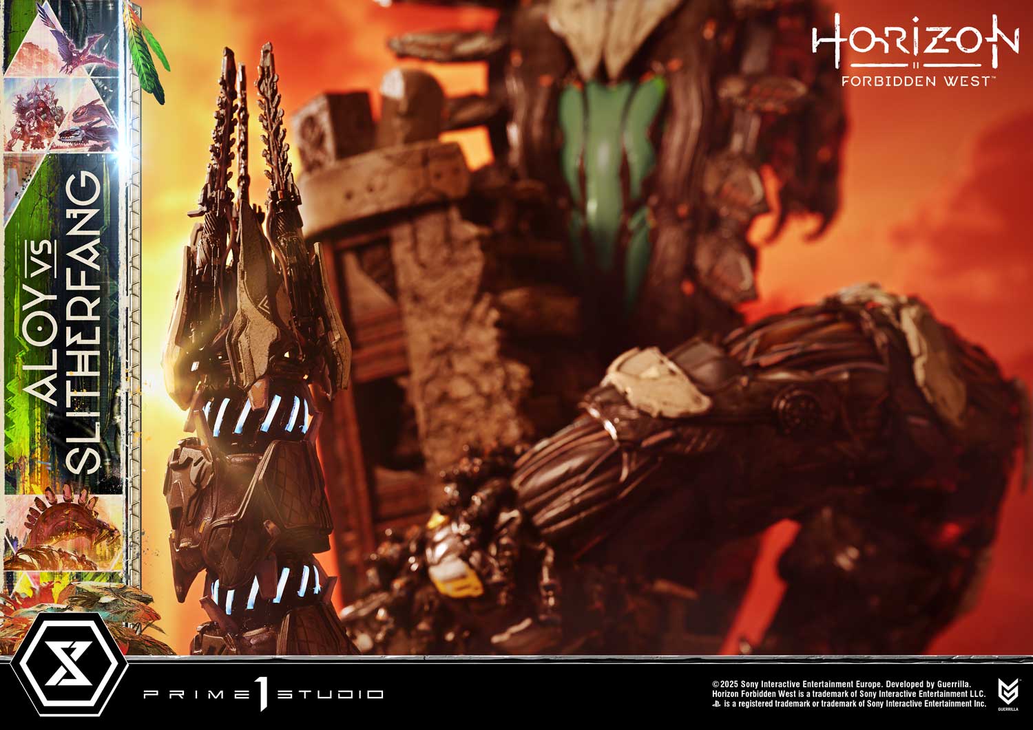 Ultimate Diorama Masterline Horizon Forbidden West Aloy vs. The Slitherfang Bonus Version