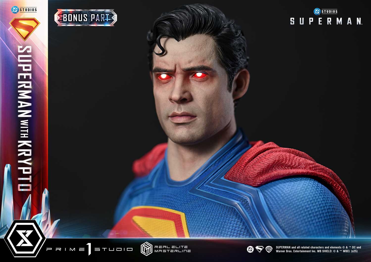 Real Elite Masterline Superman (2025 Film) Superman with Krypto