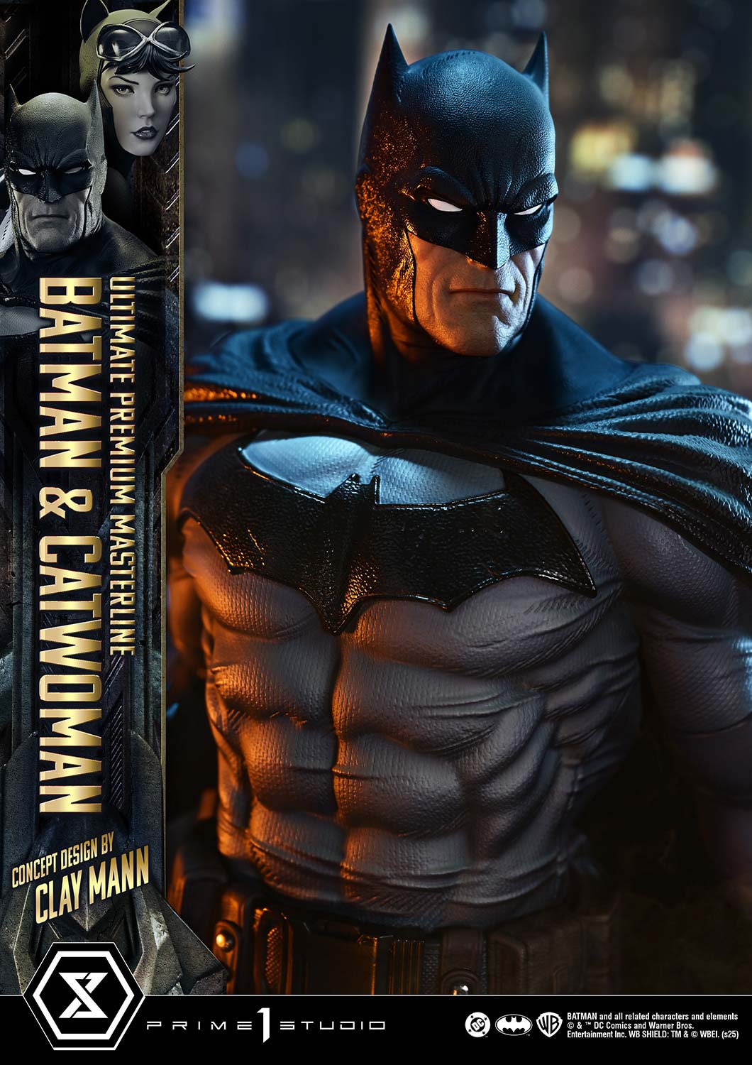 Ultimate Premium Masterline Batman (Comics) Batman &amp; Catwoman (Concept Design by CLAY MANN) Bonus Version