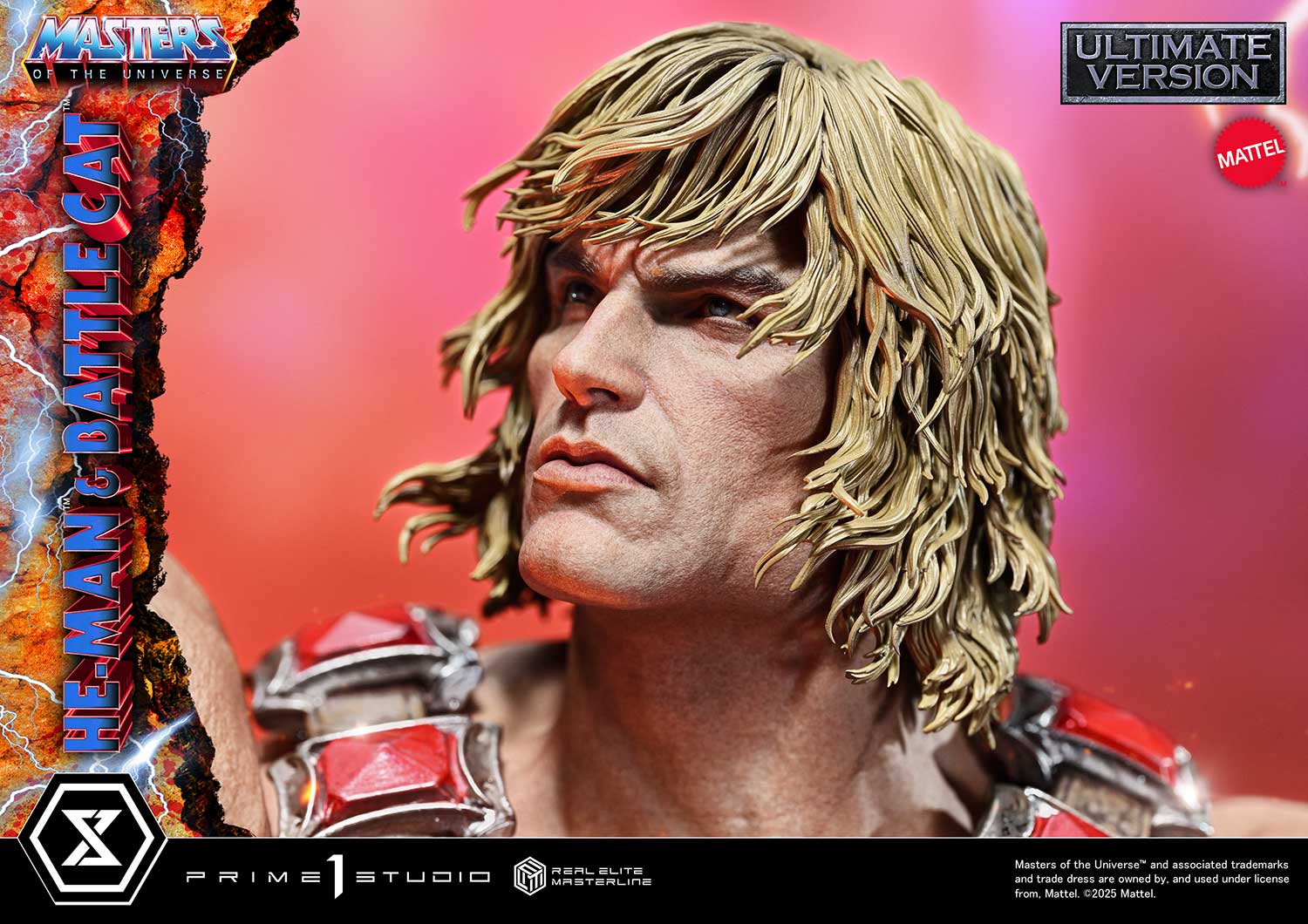 Real Elite Masterline Masters of the Universe He-Man &amp; Battle Cat Ultimate Bonus Version