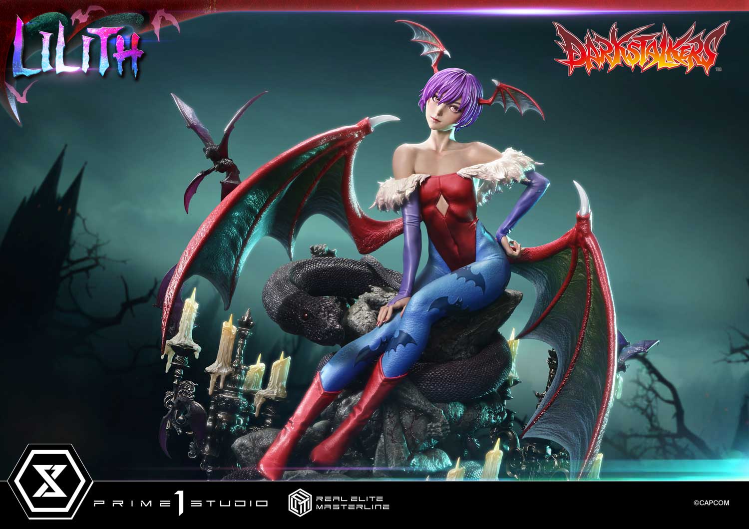 Real Elite Masterline Darkstalkers Lilith Bonus Version