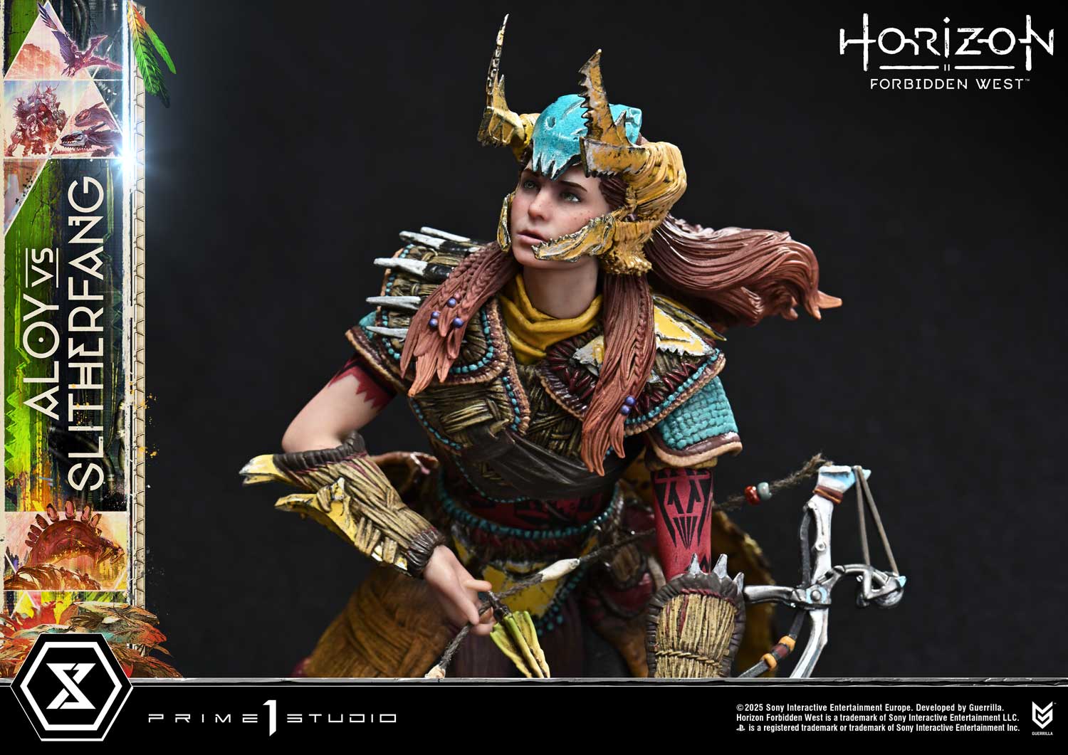 Ultimate Diorama Masterline Horizon Forbidden West Aloy vs. The Slitherfang Bonus Version