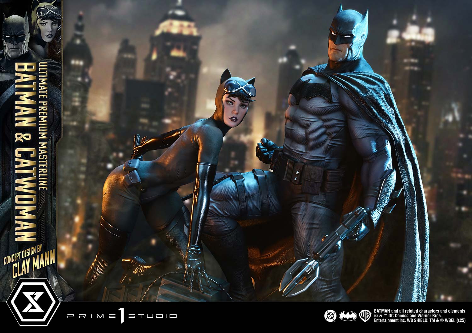 Ultimate Premium Masterline Batman (Comics) Batman &amp; Catwoman (Concept Design by CLAY MANN)