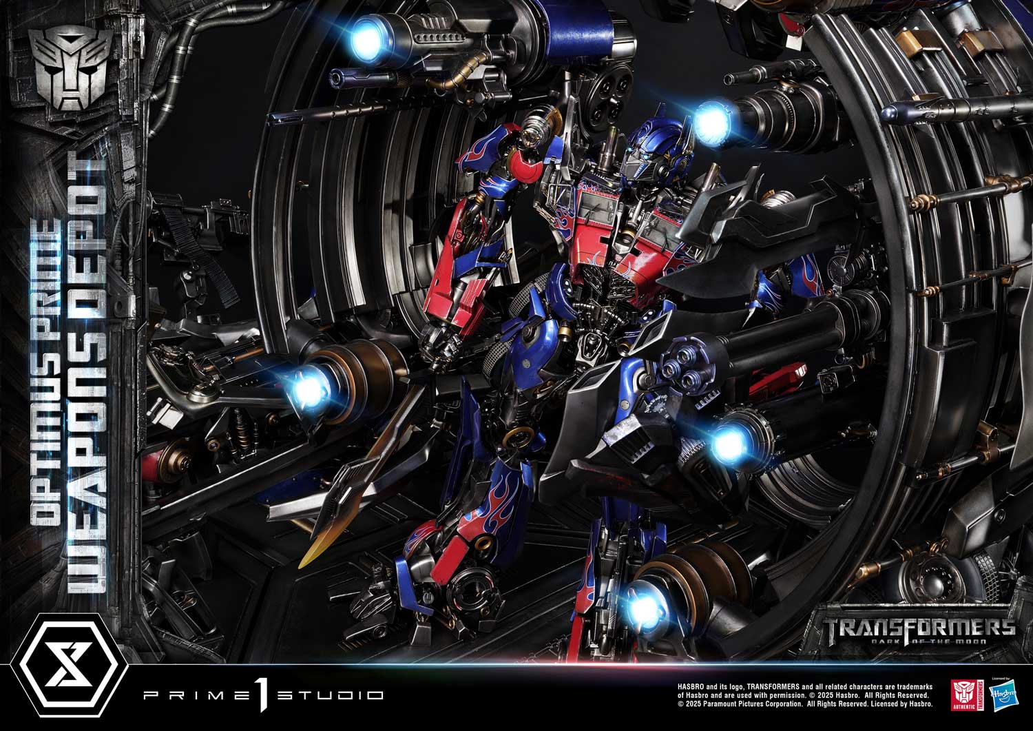 Museum Masterline Transformers: Dark of the Moon (Film) Optimus Prime Weapons Depot Bonus Version