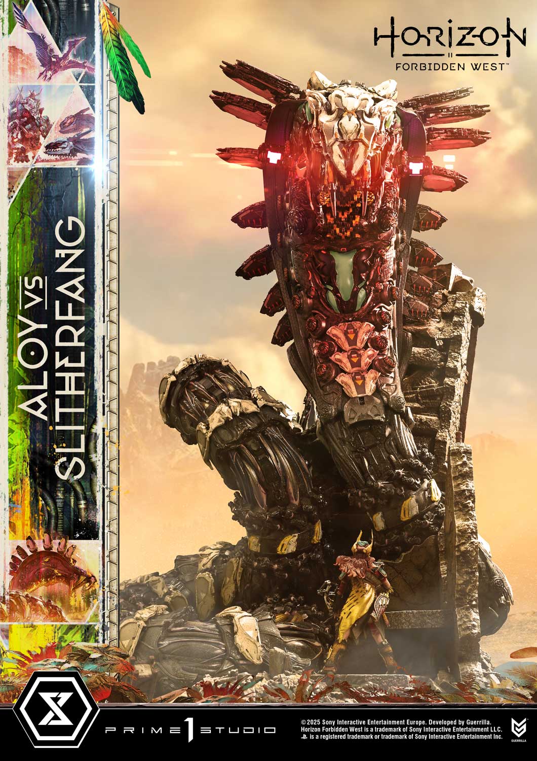 Ultimate Diorama Masterline Horizon Forbidden West Aloy vs. The Slitherfang Bonus Version