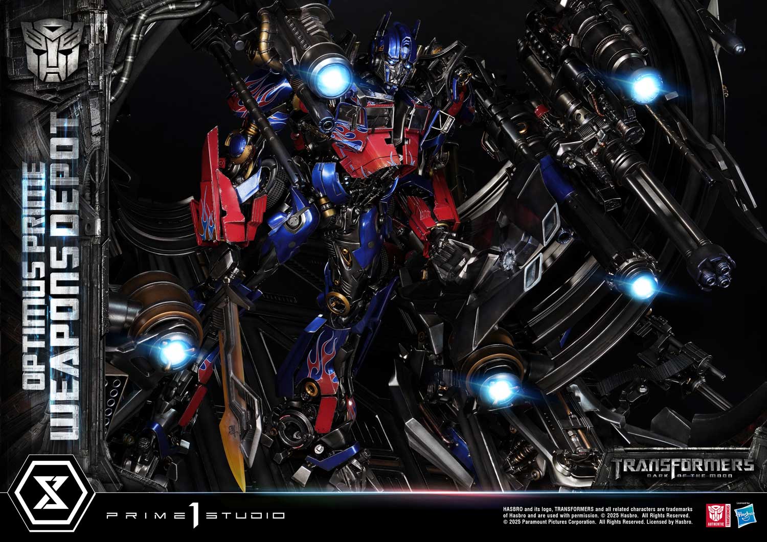 Museum Masterline Transformers: Dark of the Moon (Film) Optimus Prime Weapons Depot Bonus Version