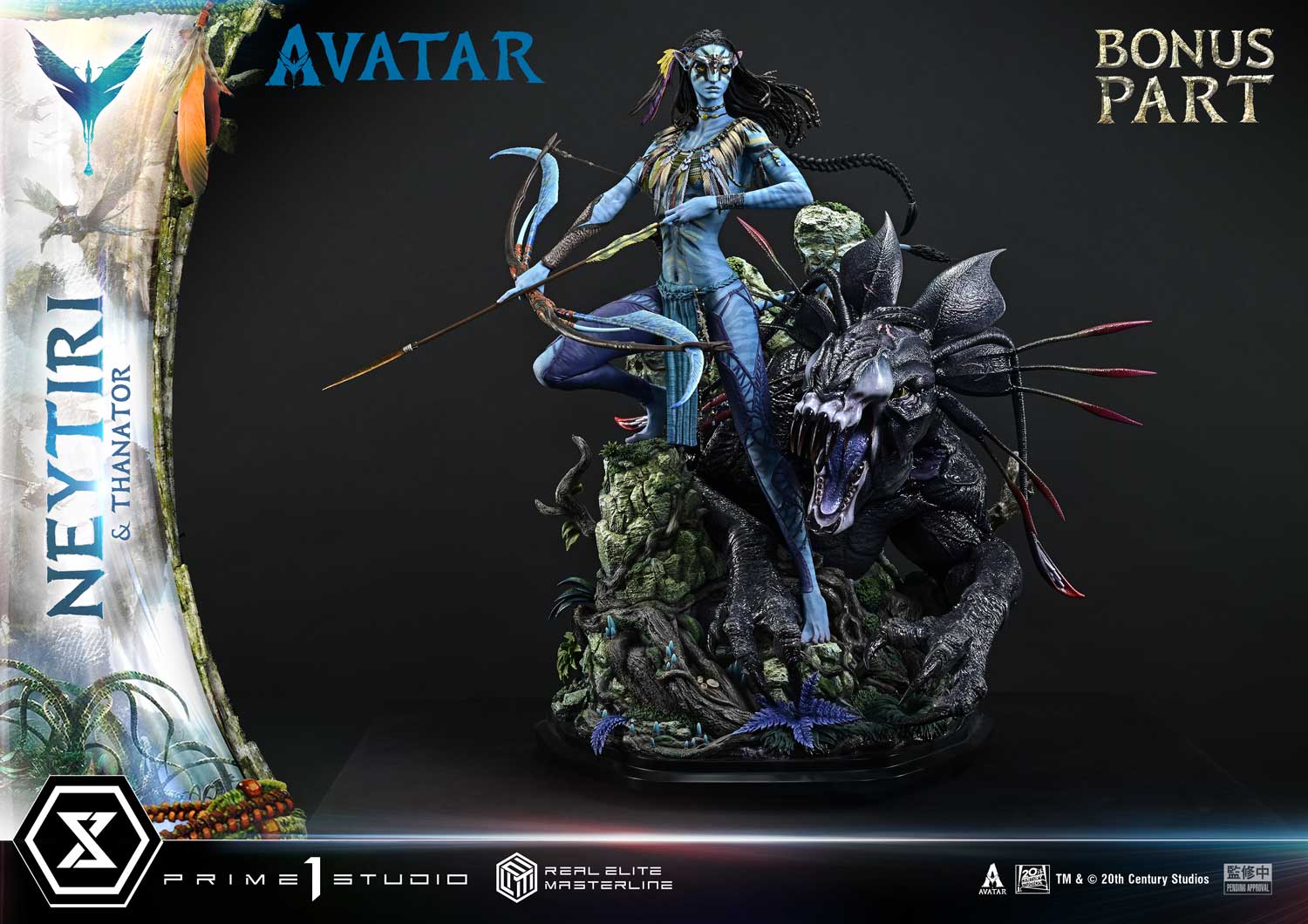 Real Elite Masterline Avatar (Film) Neytiri &amp; Thanator Avatar Legacy Collection DX Bonus Version