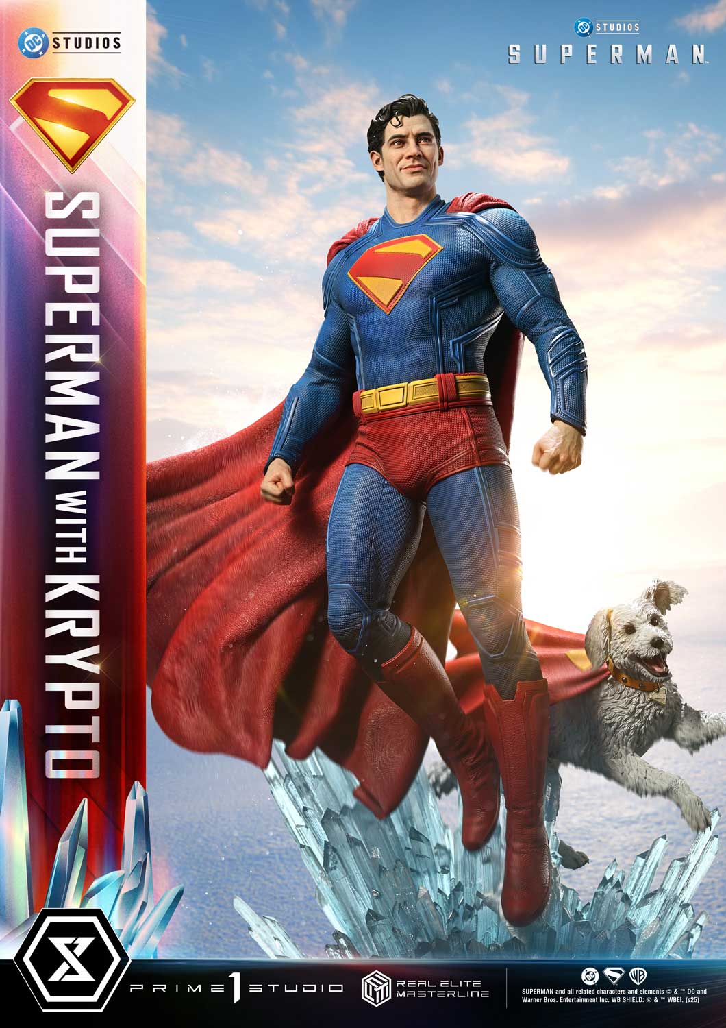 Real Elite Masterline Superman (2025 Film) Superman with Krypto