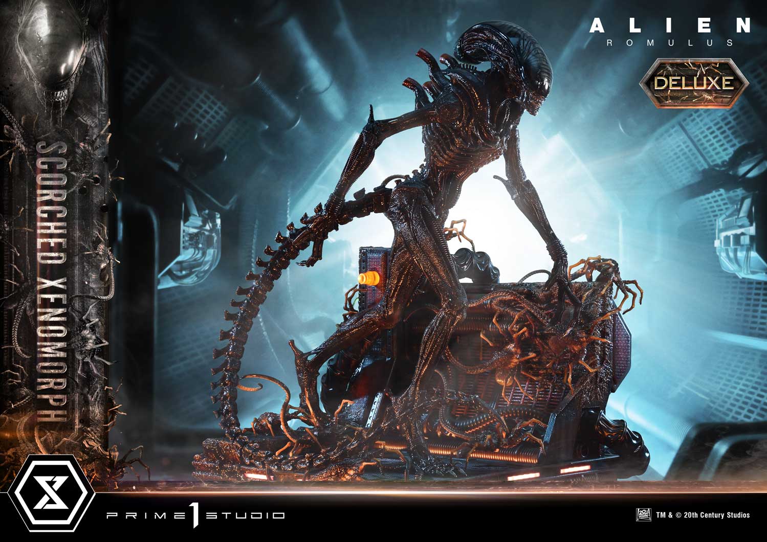 Museum Masterline XL Alien: Romulus Scorched Xenomorph Deluxe Bonus Version