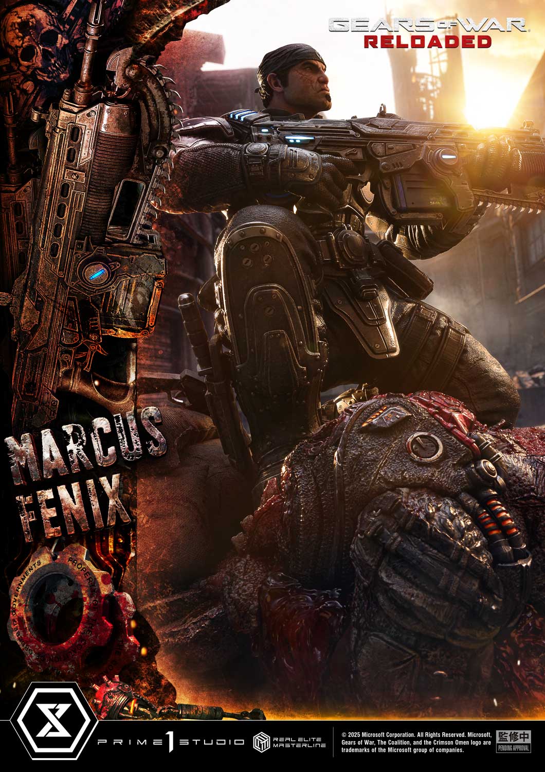 Real Elite Masterline Gears of War: Reloaded Marcus Fenix Ultimate Version