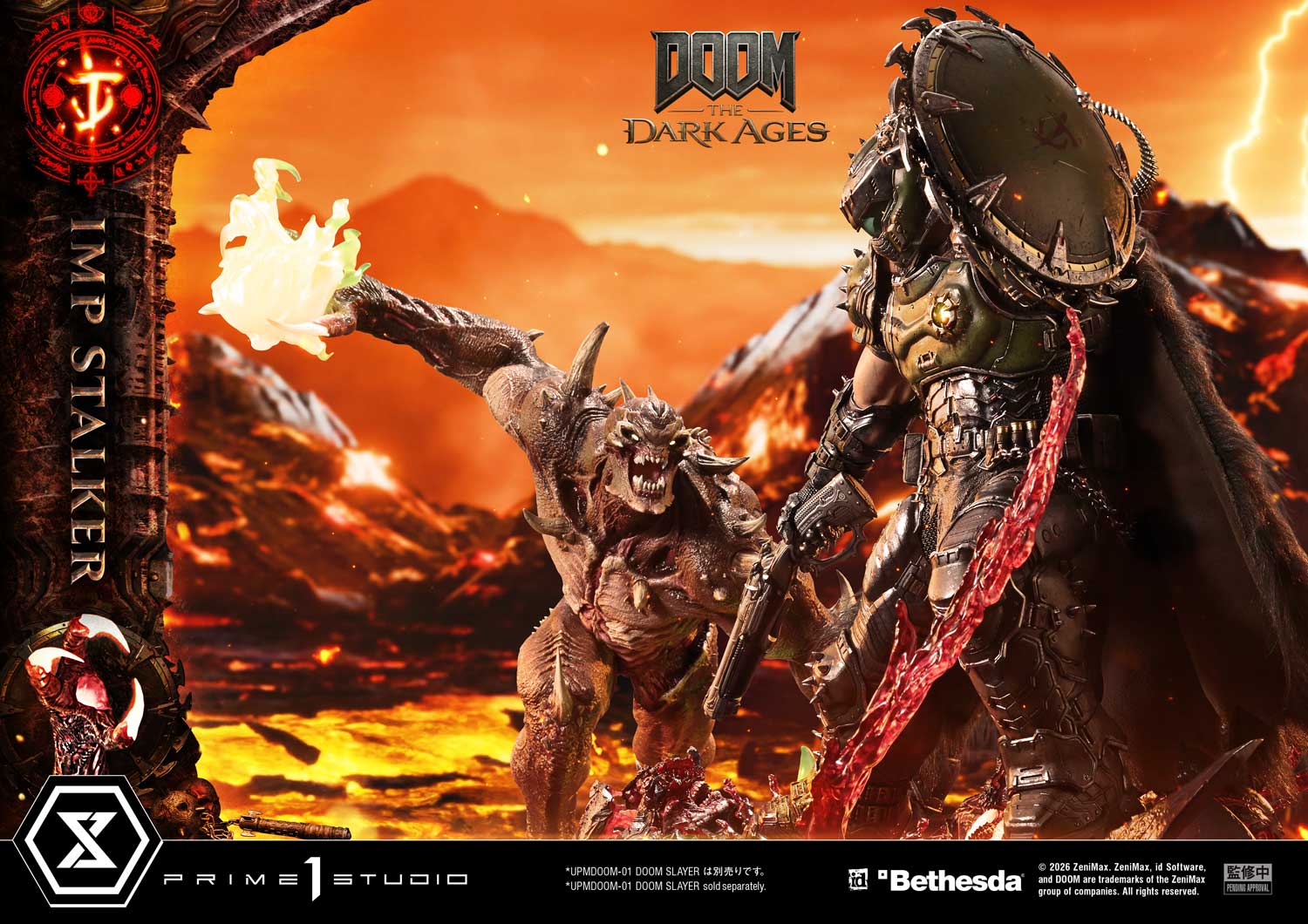 Ultimate Premium Masterline DOOM: The Dark Ages Imp Stalker Bonus Version