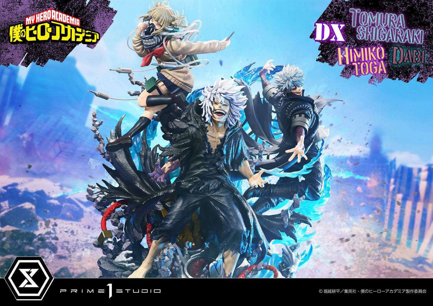 Ultimate Premium Masterline My Hero Academia Tomura Shigaraki, Dabi, Himiko Toga Deluxe Version