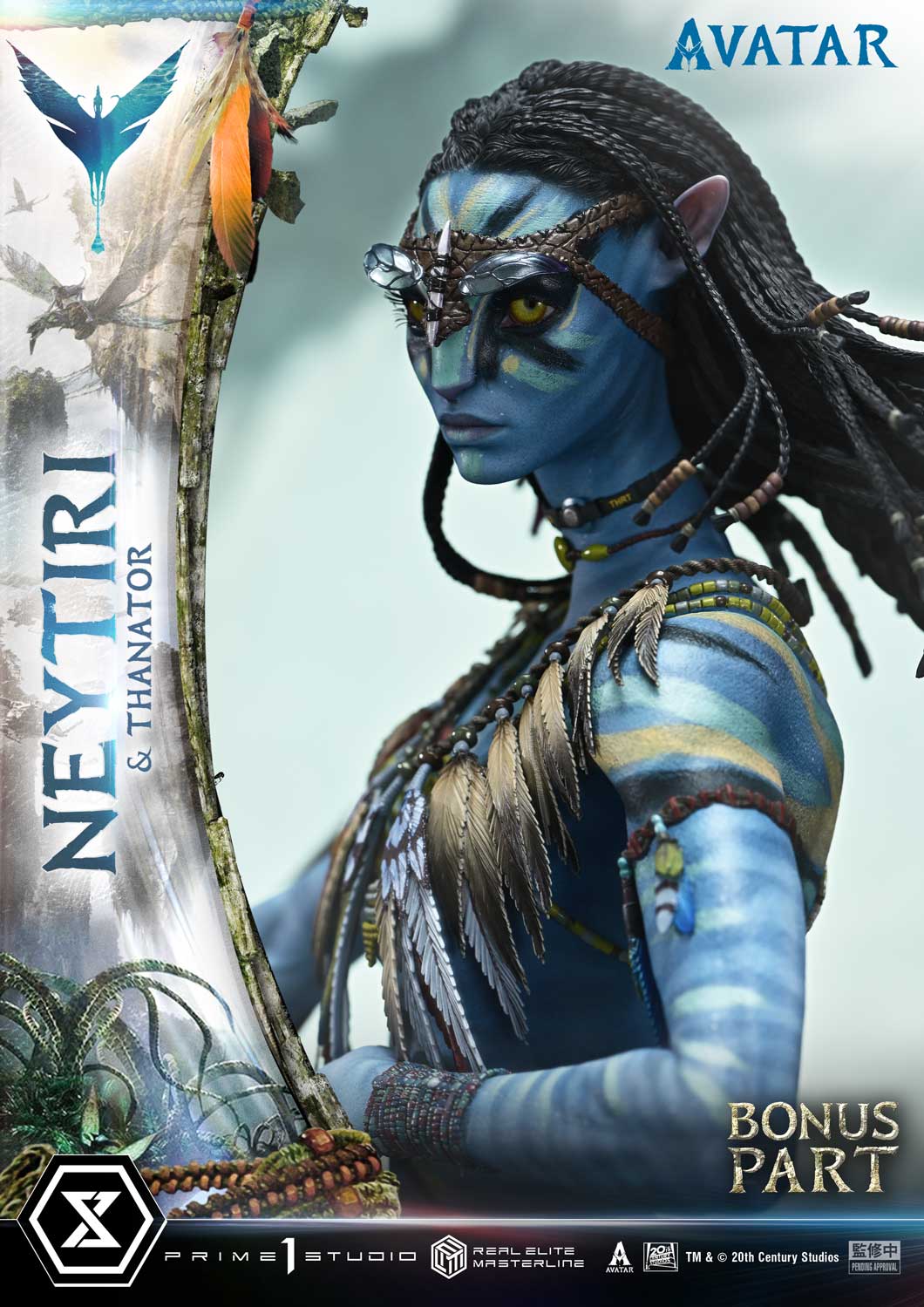 Real Elite Masterline Avatar (Film) Neytiri &amp; Thanator Avatar Legacy Collection DX Bonus Version