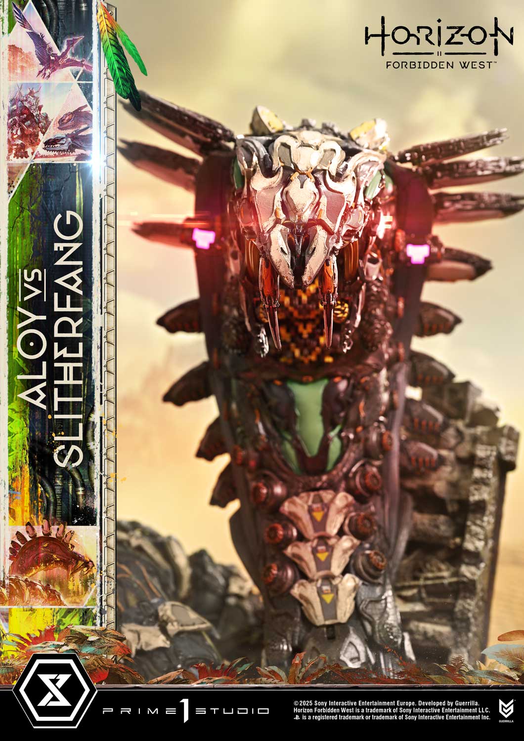 Ultimate Diorama Masterline Horizon Forbidden West Aloy vs. The Slitherfang Bonus Version