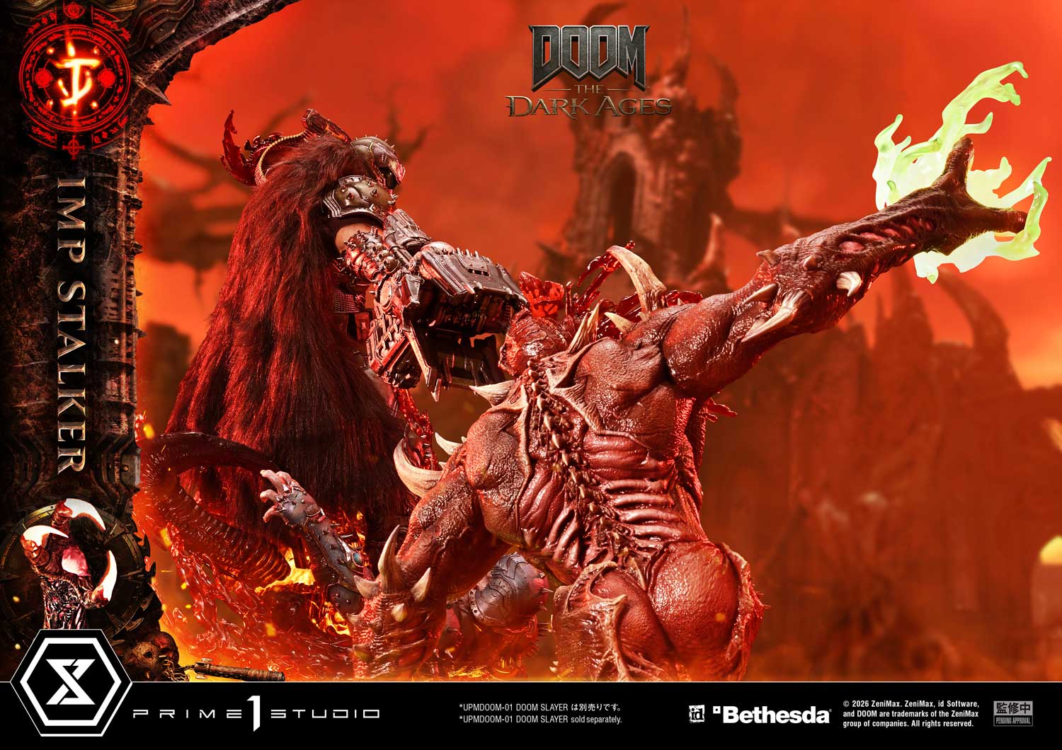 Ultimate Premium Masterline DOOM: The Dark Ages Imp Stalker Bonus Version