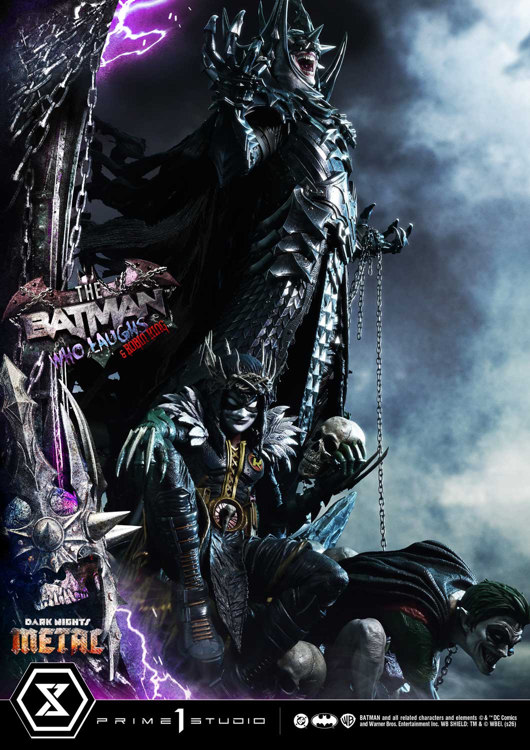 (PRE-ORDER) Museum Masterline Dark Nights: Death Metal The Batman Who Laughs & Robin King DX Bonus