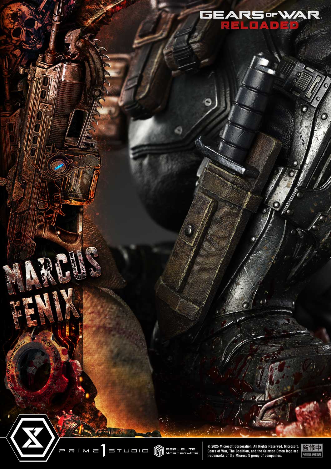 Real Elite Masterline Gears of War: Reloaded Marcus Fenix Ultimate Version