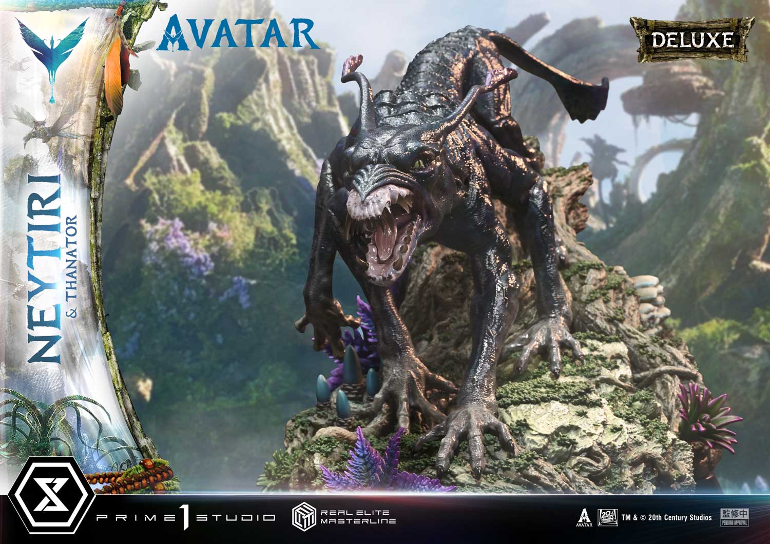 Real Elite Masterline Avatar (Film) Neytiri &amp; Thanator Avatar Legacy Collection Deluxe Version