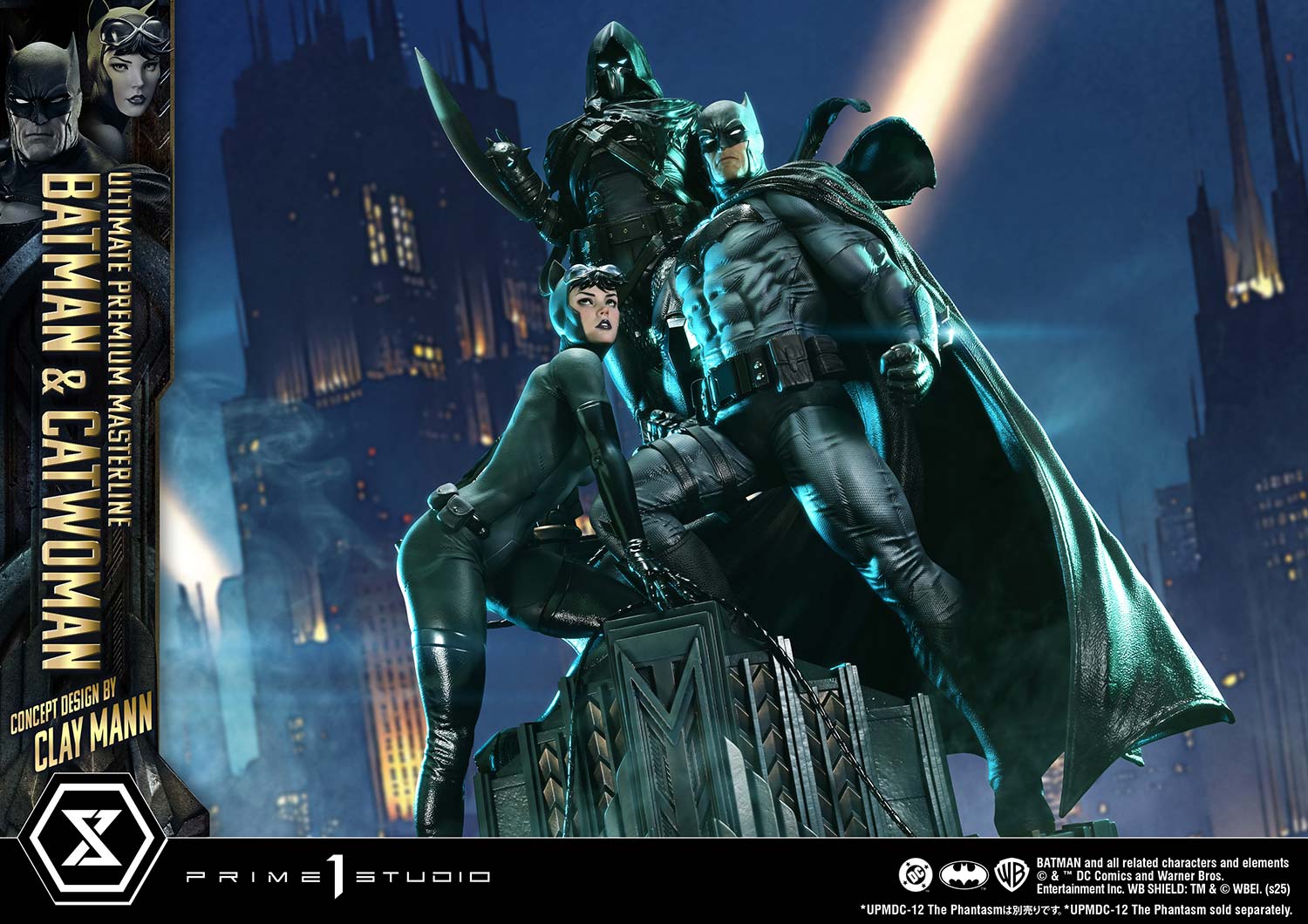 Ultimate Premium Masterline Batman (Comics) Batman &amp; Catwoman (Concept Design by CLAY MANN) Bonus Version