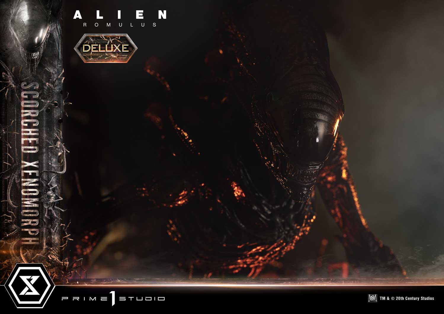 Museum Masterline XL Alien: Romulus Scorched Xenomorph Deluxe Version