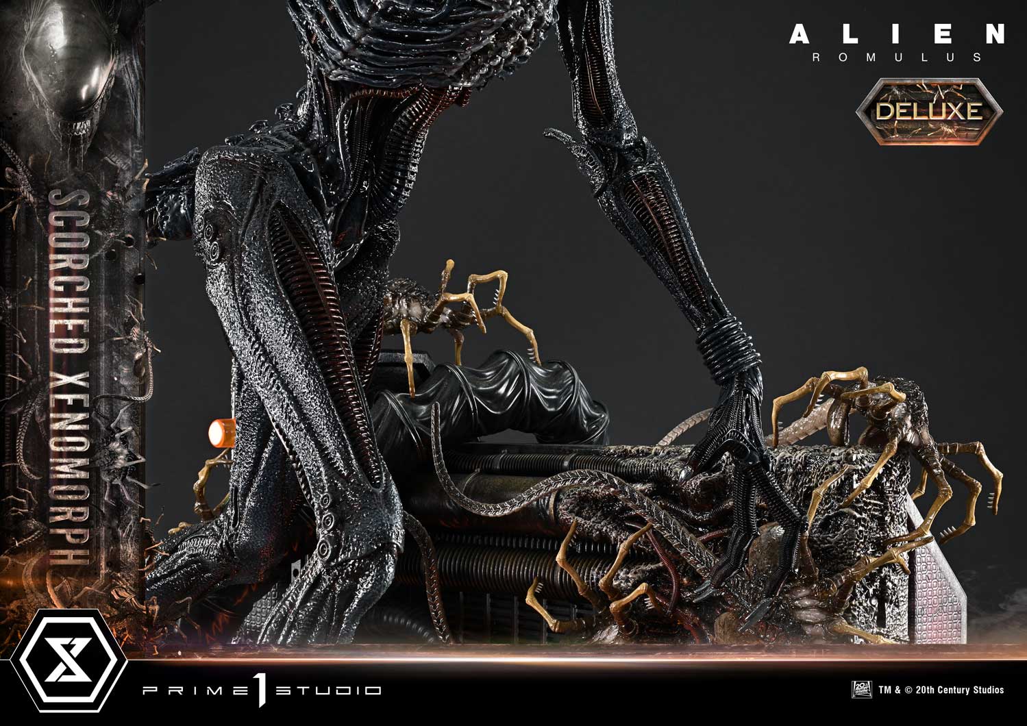 Museum Masterline XL Alien: Romulus Scorched Xenomorph Deluxe Version