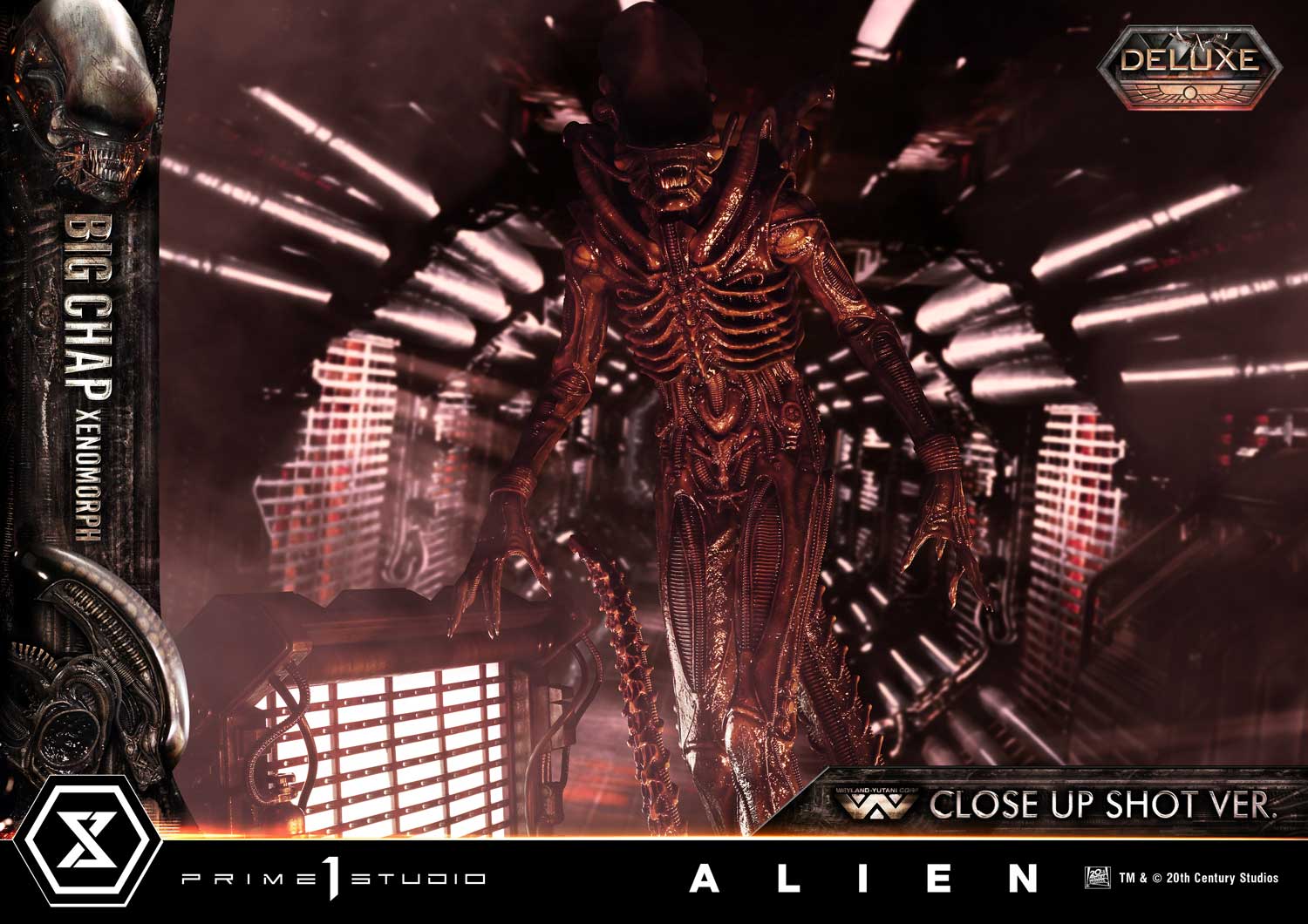 (PRE-ORDER) Museum Masterline XL Alien (Film) Big Chap Xenomorph Close Up Shot Ver. Deluxe Version