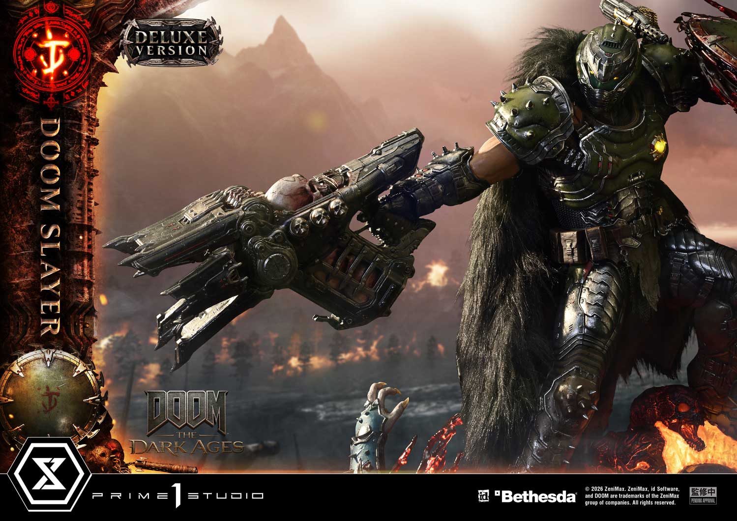 Ultimate Premium Masterline DOOM: The Dark Ages DOOM Slayer Deluxe Version