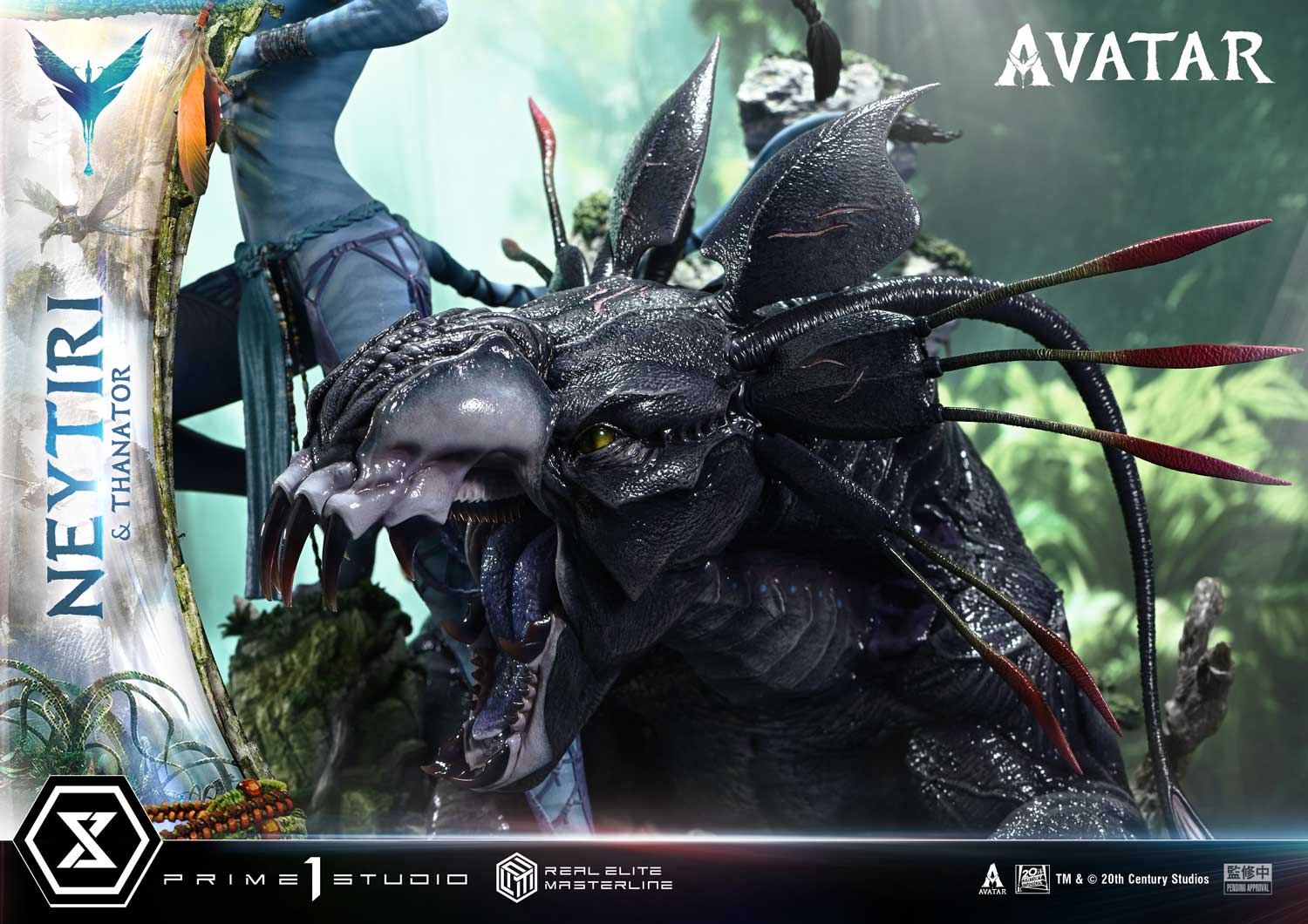Real Elite Masterline Avatar (Film) Neytiri &amp; Thanator Avatar Legacy Collection DX Bonus Version