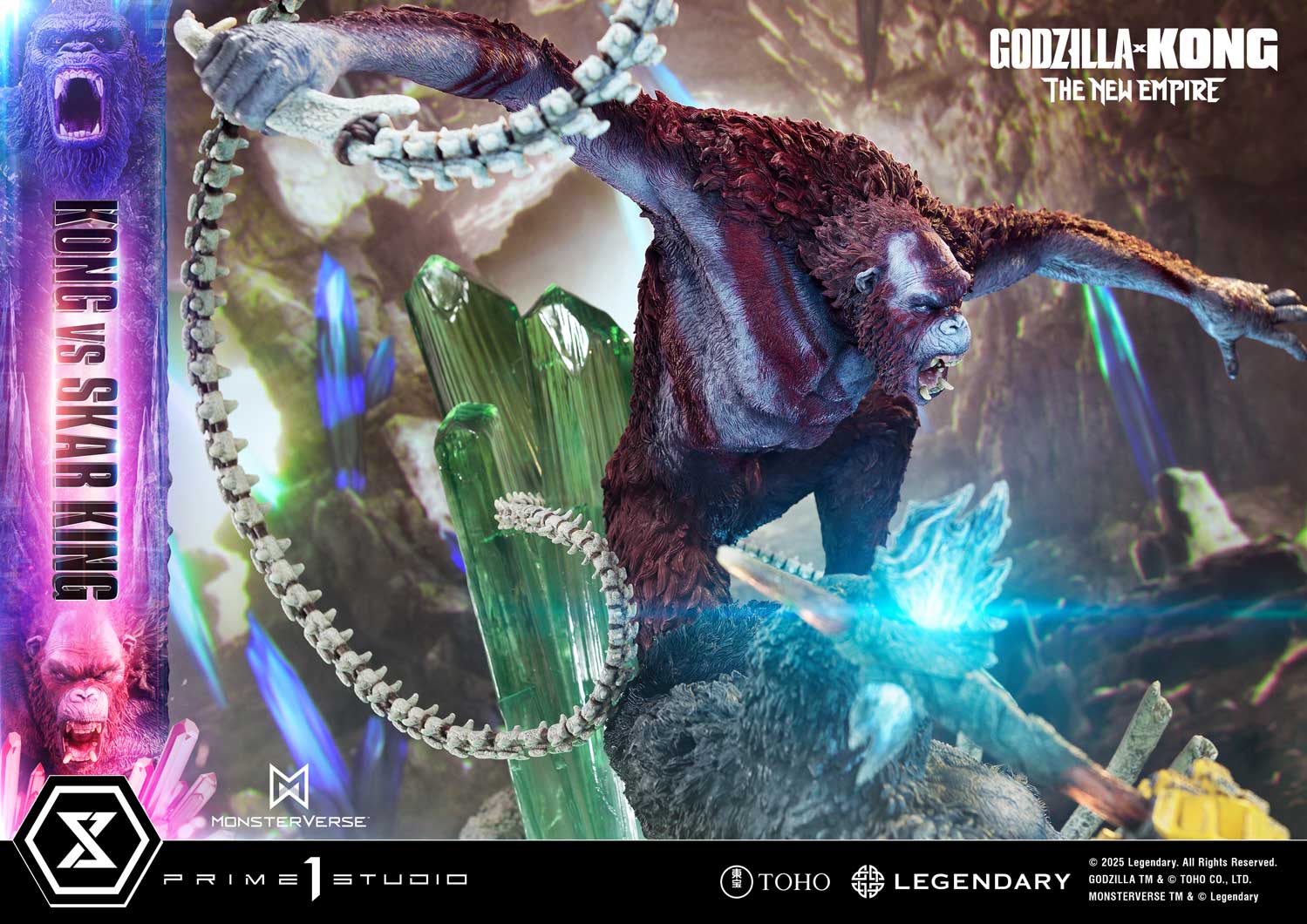 Ultimate Diorama Masterline Godzilla x Kong: The New Empire (Film) Kong vs Skar King