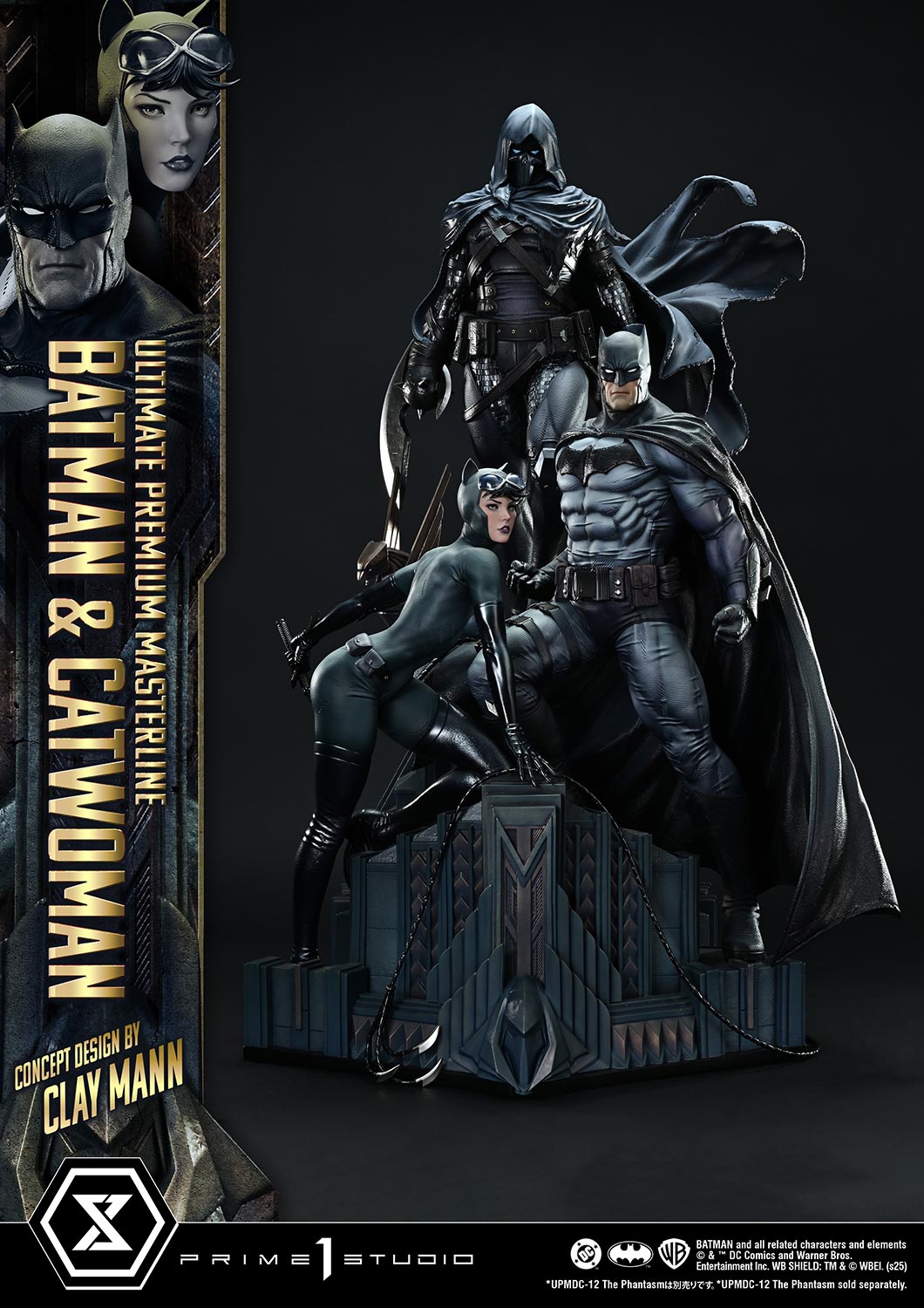 Ultimate Premium Masterline Batman (Comics) Batman &amp; Catwoman (Concept Design by CLAY MANN) Bonus Version