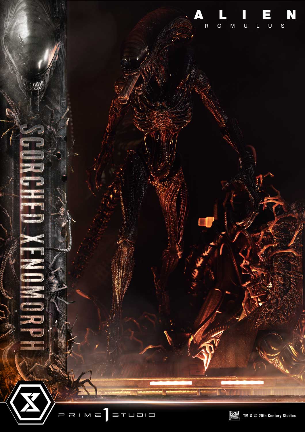 Museum Masterline XL Alien: Romulus Scorched Xenomorph Deluxe Bonus Version