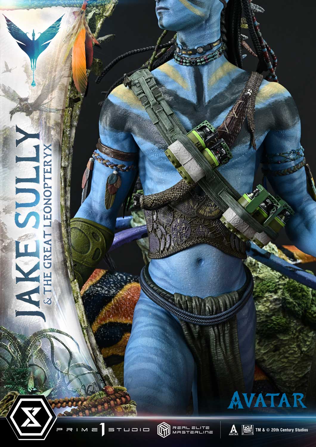 Real Elite Masterline Avatar (Film) Jake Sully &amp; The Great Leonopteryx Avatar Legacy Collection Deluxe Version