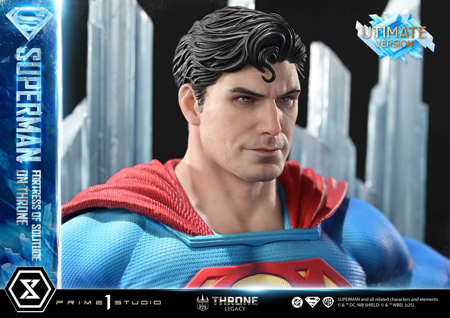 Throne Legacy Superman (Comics) Superman Fortress of Solitude on Throne (Design by Gabriele Dell'Otto) Ultimate Bonus Version