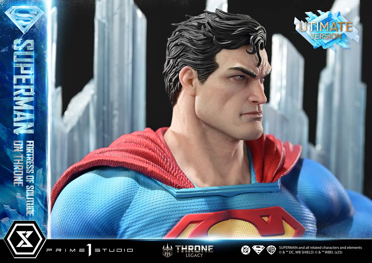 Throne Legacy Superman (Comics) Superman Fortress of Solitude on Throne (Design by Gabriele Dell'Otto) Ultimate Version