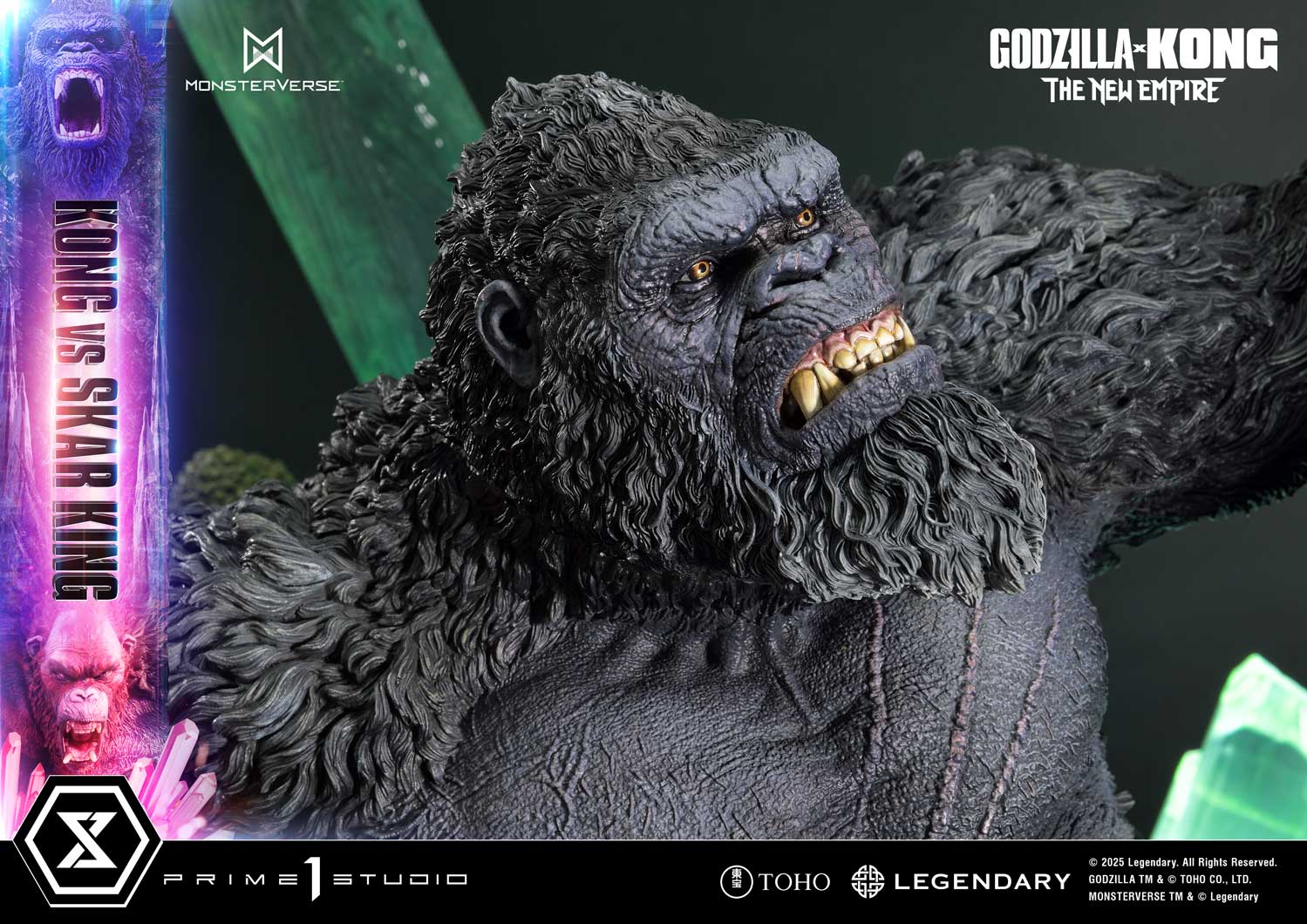 Ultimate Diorama Masterline Godzilla x Kong: The New Empire (Film) Kong vs Skar King