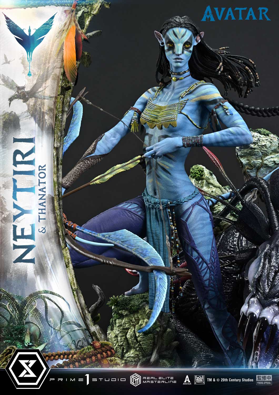 Real Elite Masterline Avatar (Film) Neytiri &amp; Thanator Avatar Legacy Collection DX Bonus Version