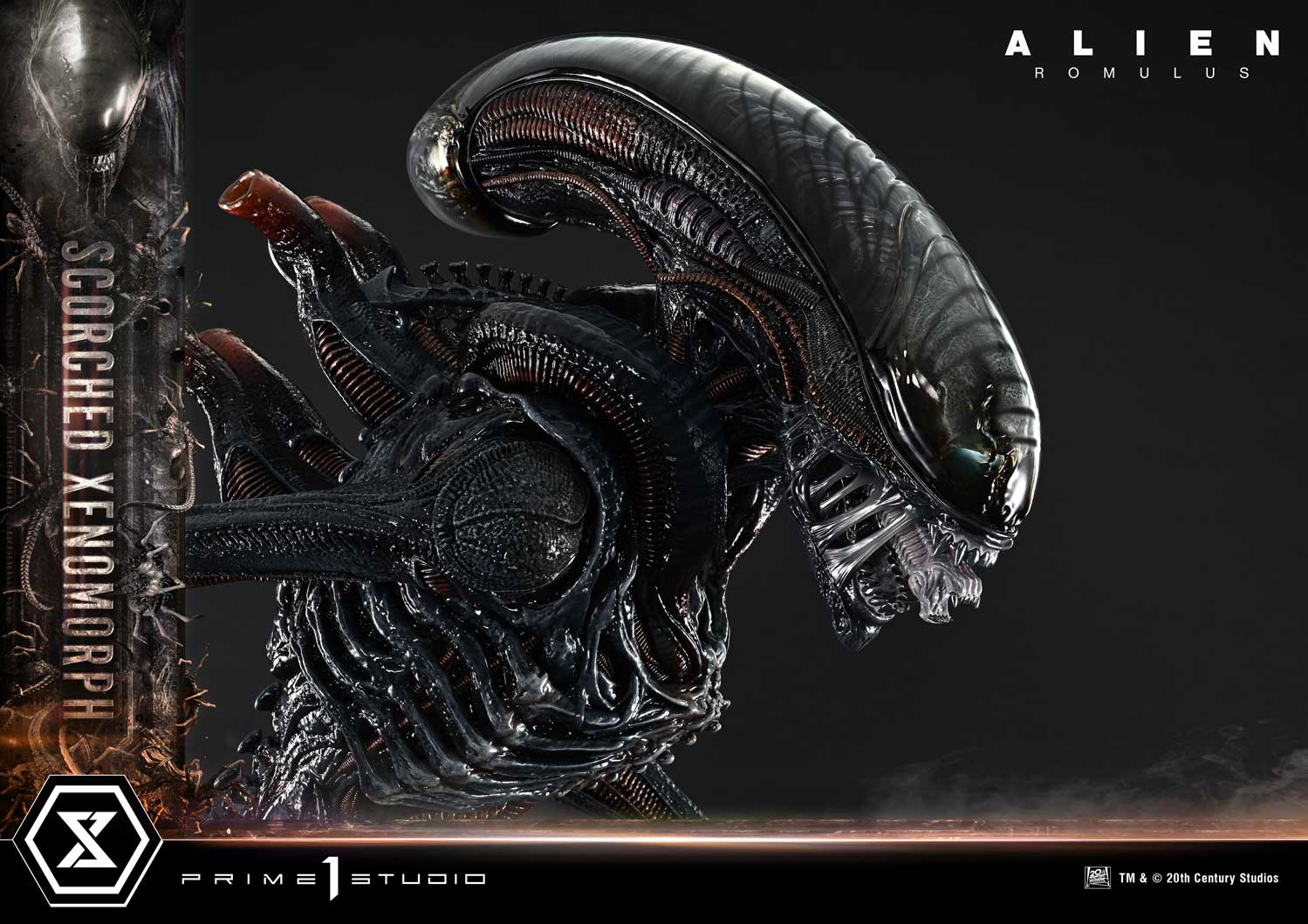 Museum Masterline XL Alien: Romulus Scorched Xenomorph Deluxe Version