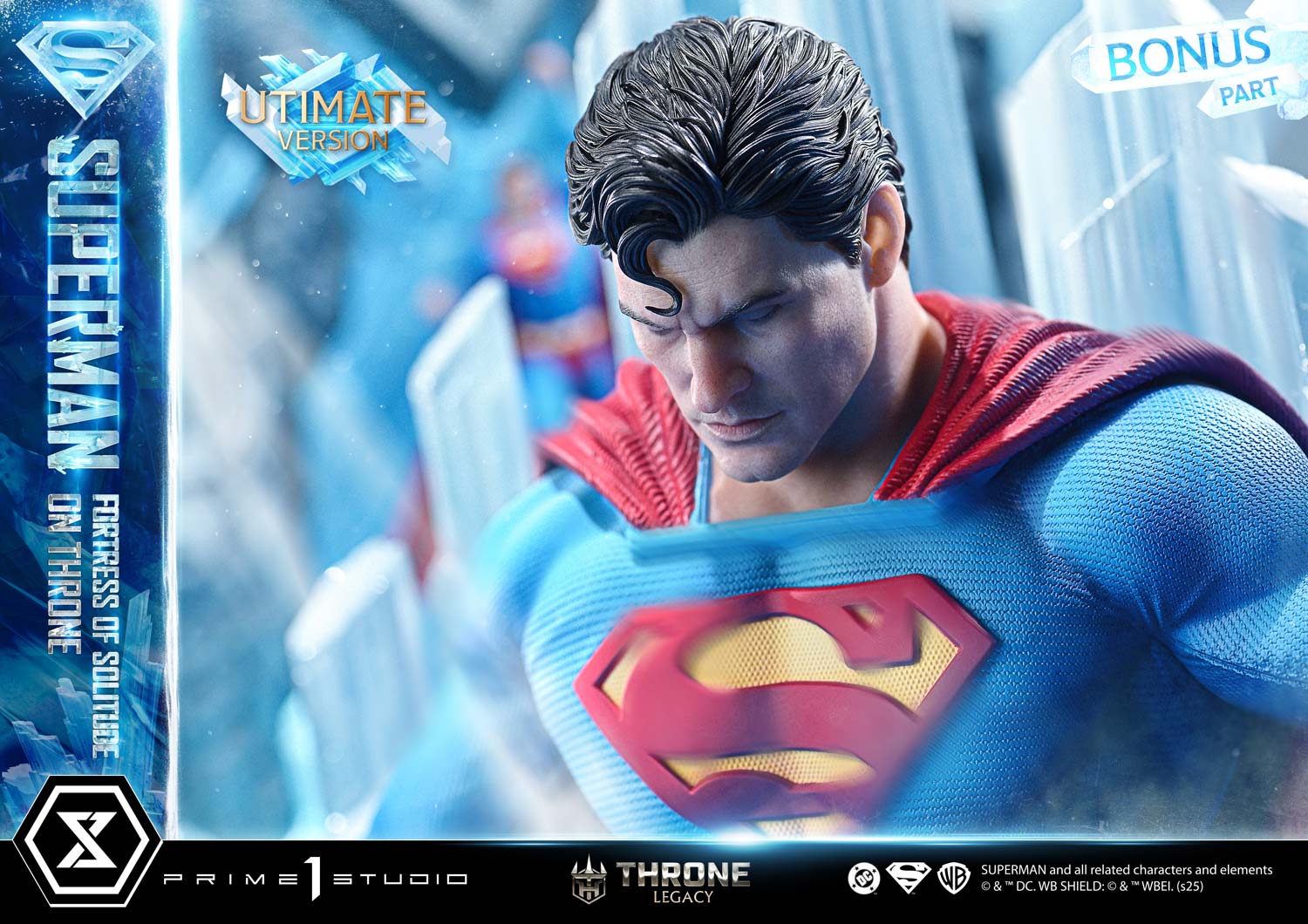 Throne Legacy Superman (Comics) Superman Fortress of Solitude on Throne (Design by Gabriele Dell'Otto) Ultimate Version