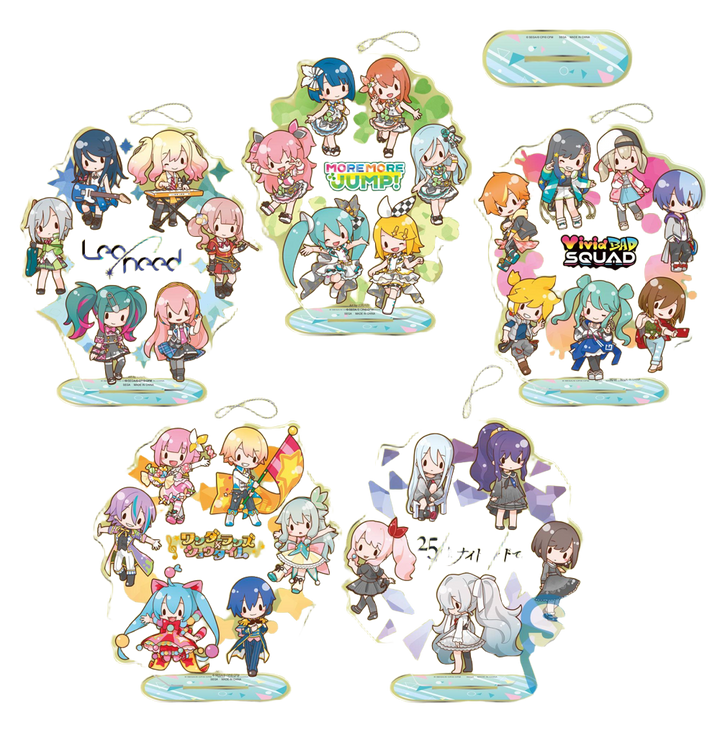 Hatsune Miku: Colorful Stage! Series MP Big Clear Keychain With Stand | 4580779513452