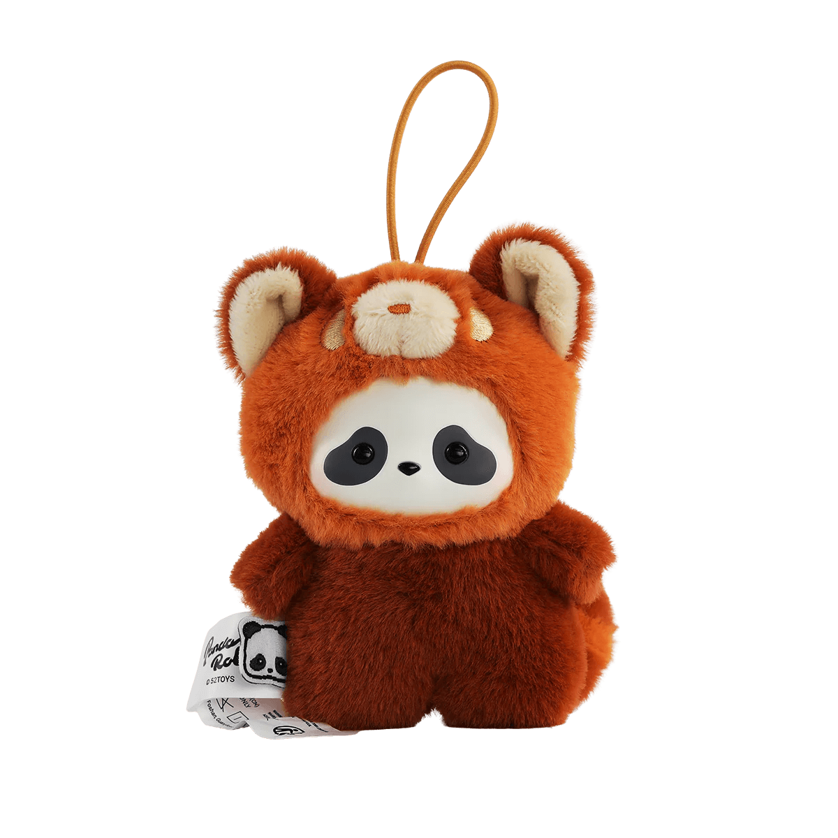 Panda Roll The Zoo In Hands Series Plush Keychain (Box of 6)