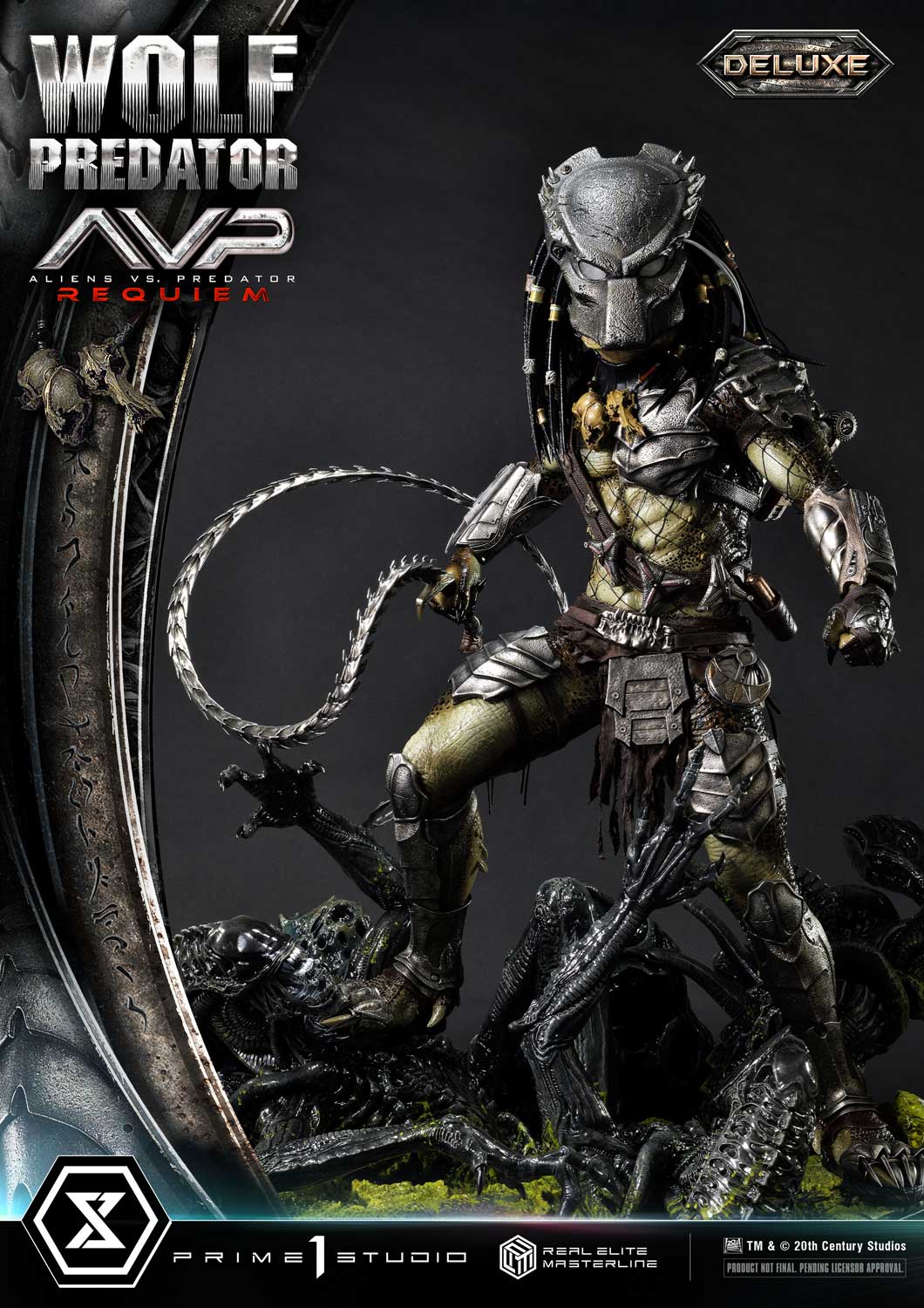 Real Elite Masterline Aliens vs. Predator: Requiem Wolf Predator Deluxe Version