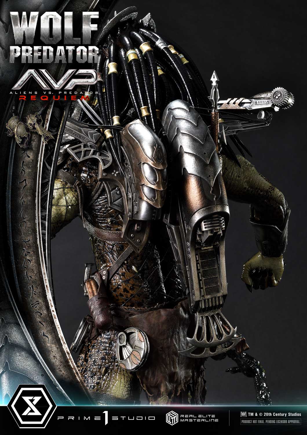 Real Elite Masterline Aliens vs. Predator: Requiem Wolf Predator DX Bonus Version