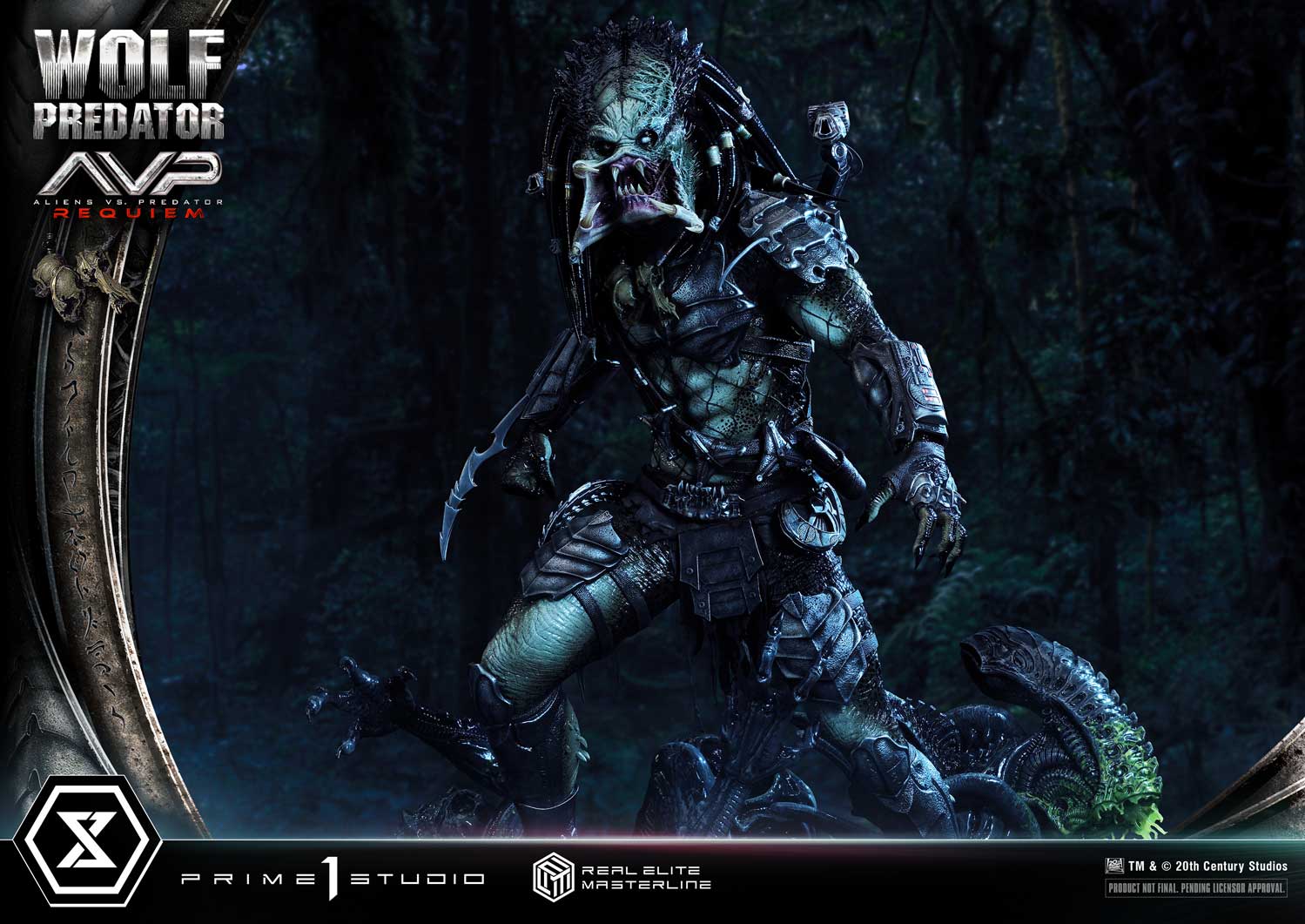 Real Elite Masterline Aliens vs. Predator: Requiem Wolf Predator DX Bonus Version