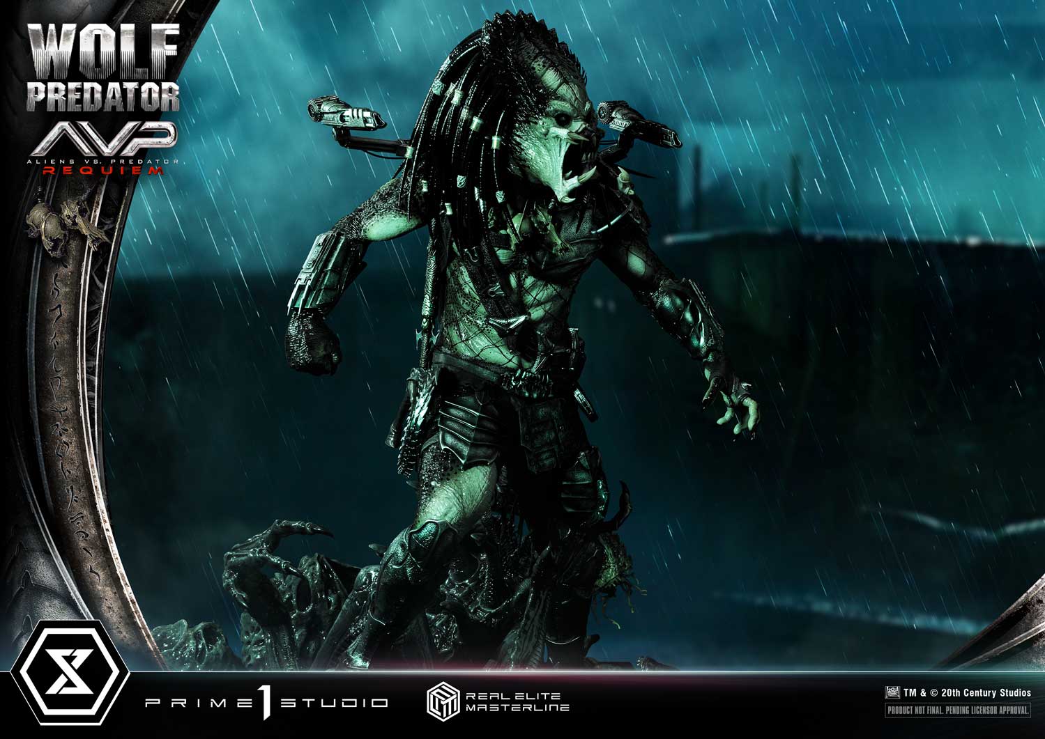 Real Elite Masterline Aliens vs. Predator: Requiem Wolf Predator DX Bonus Version