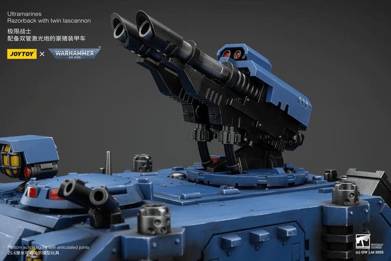 JOYTOY Ultramarines Razorback with twin lascannon