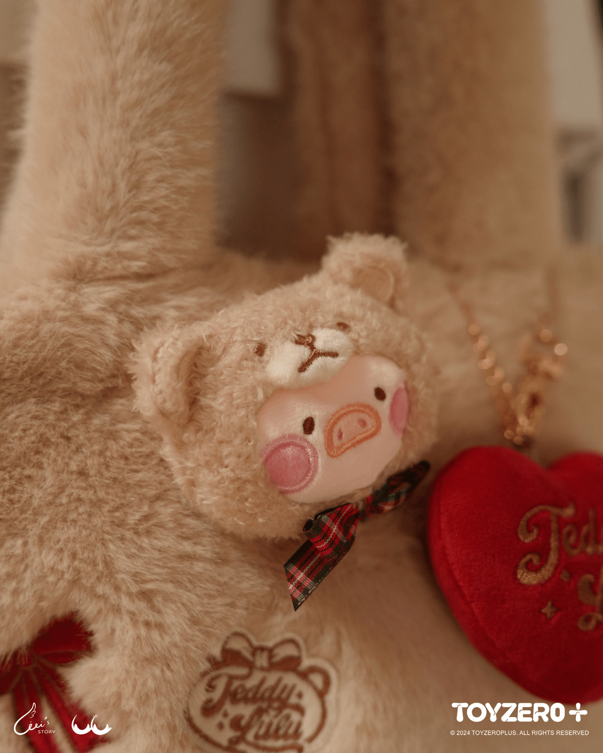 LuLu the Piggy - Teddy LuLu Plush Tote Bag | 781005360244