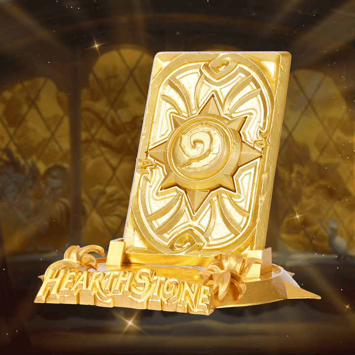 Blizzard HearthstoneÂ® Golden Celebration Card Back Replica | 6978082550093