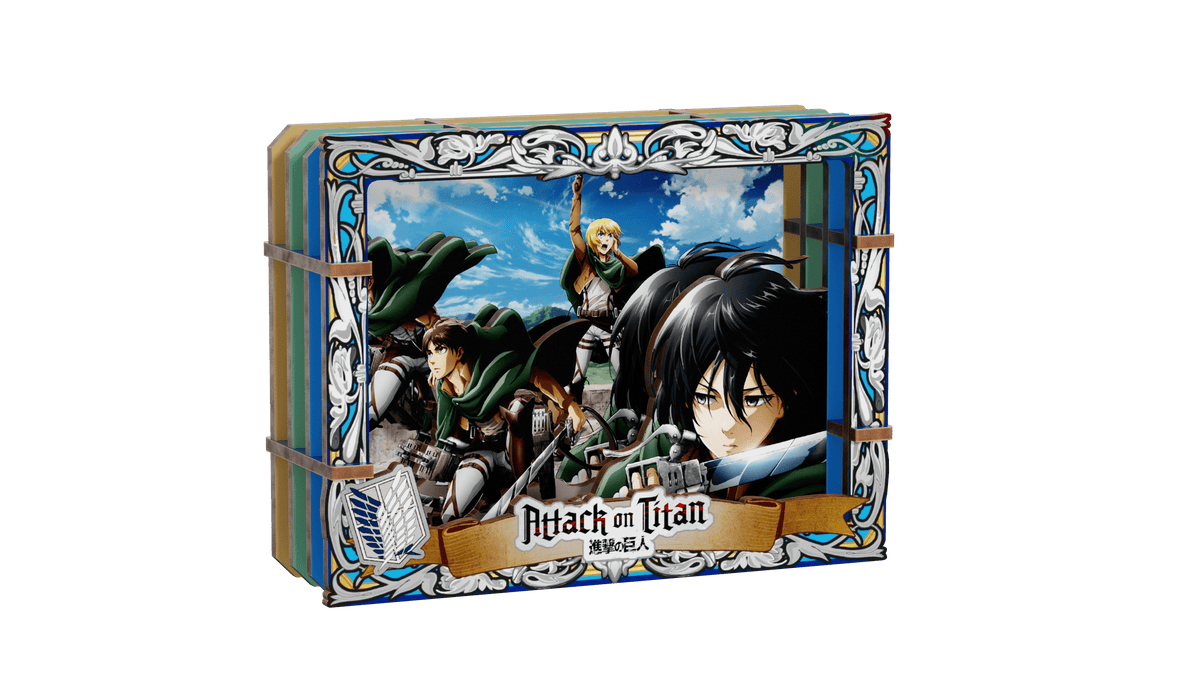 Attack on Titan Wooden Gallery - S (6 units/set) (Box of 6)