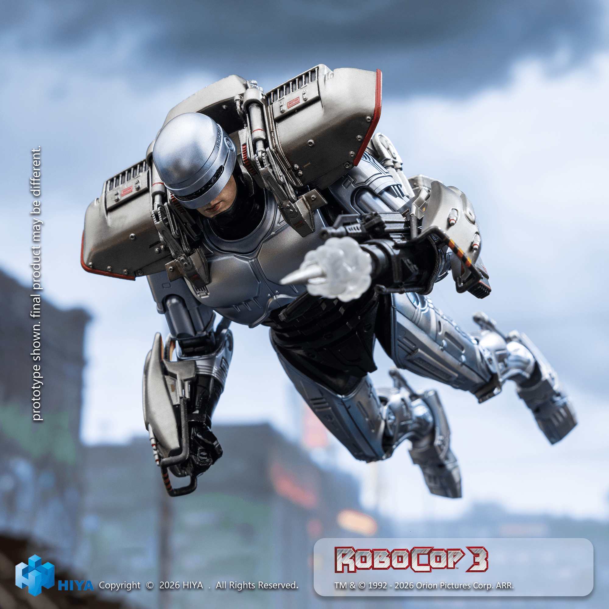 HIYA Exquisite Super Series 112 Scale 6.5 Inch RoboCop 3 RoboCop Action Figure | 6957534205606