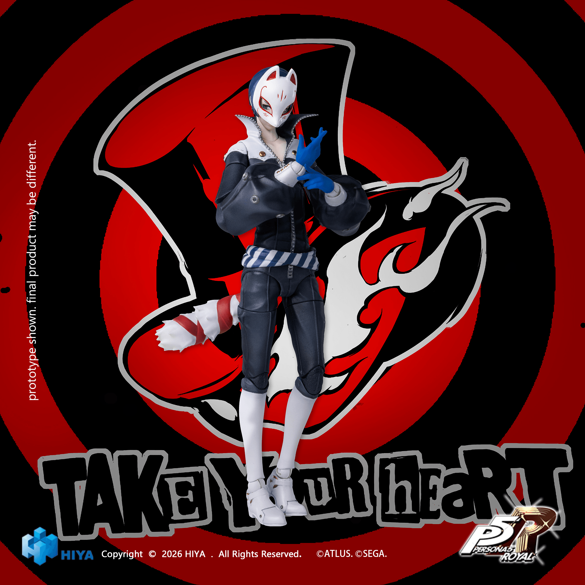 1/12 Scale 6.1 Inch Persona 5 Royal Fox Action Figure